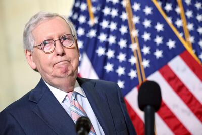 Senate Minority Leader Mitch McConnell has been candid about his political strategy. AFP
