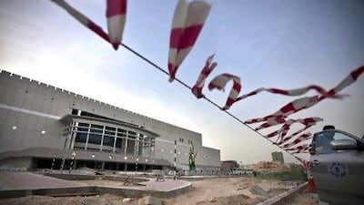 Mushrif Mall, which will feature an indoor water park, has seen its opening delayed by construction problems and roadworks.
