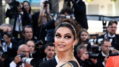 Actress and Cannes Film Festival jury member Deepika Padukone wore a Sabyasachi sari for the festival's opening ceremony at Palais des Festivals on May 17, 2022. Getty Images