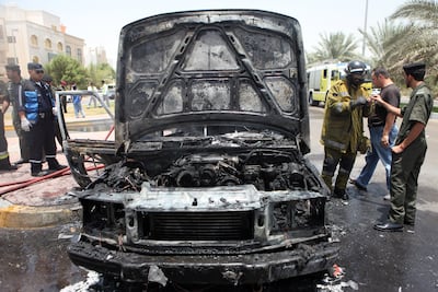 Car fires are relatively common in the Emirates but high temperatures are not the sole cause. The National