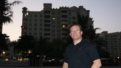 Julian Redman, chairman of the Al Haseer and Al Nabat Owners Association, says he has been left ‘disappointed and angry’ at the closure of access to their beach along the Shoreline apartments on The Palm Jumeirah. Navin Khianey for The National