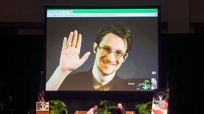 To avoid prosecution in the US on espionage charges, Mr Snowden lives in Russia.. AP Photo