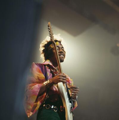 Jimi Hendrix released only three studio albums during his lifetime, but has a posthumous discography of 13 studio albums and 27 live albums. Getty Images