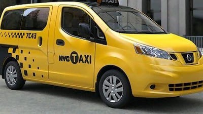 The Nissan NV200 will eventually replace the Ford Crown Victoria. Bloomberg