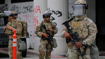 Members of the National Guard have been deployed by President Donald Trump. Reuters