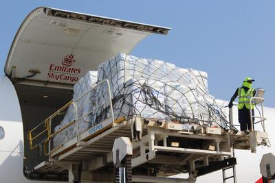 Packages can be collated at your asssigned address in Florida, then sent in one shipment to the UAE with Emirates Delivers. Courtesy Emirates