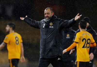 Wolverhampton Wanderers manager Nuno Espirito Santo. Reuters