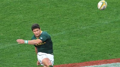 Three of Morne Steyn’s 18 points for South Africa on Saturday came from a drop goal.