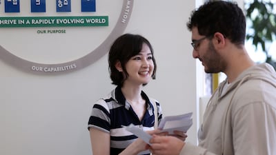 A-Level results can be crucial in gaining places at university. Chris Whiteoak / The National