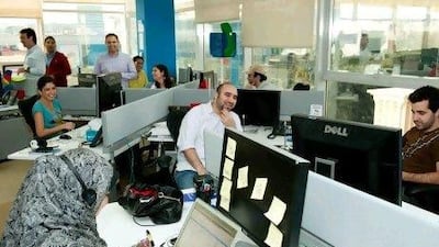 Google is increasingly catering to the Arab speakers. Above, the search giant's office in Dubai. Courtesy Google