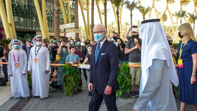 King Carl XVI Gustaf vowed that Sweden would stand together with the UAE to challenge climate change and create 'sustainable societies'.