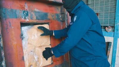 The Zakat, Tax and Customs Authority previously thwarted an attempt to smuggle nearly 15 million pills through Jeddah Islamic Port. Photo: Zakat, Tax and Customs Authority