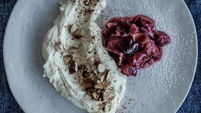 Fruit compote with yogurt. Photo by Scott Price