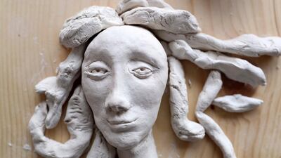 One guest's work of art at Sketch Studio. Chris Whiteoak / The National