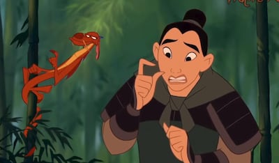 Mushu and Milan in the 2008 Disney cartoon, 'Mulan'. Courtesy Disney