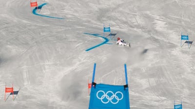 Austria's Stephanie Brunner competes in the Women's Giant Slalom at the Yongpyong Alpine Centre during the Pyeongchang 2018 Winter Olympic Games in Pyeongchang. Francois Xavier Marit / AFP