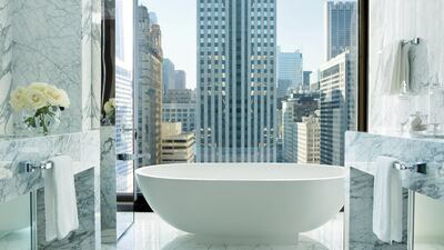 The guest bedroom in an Infinity Suite.