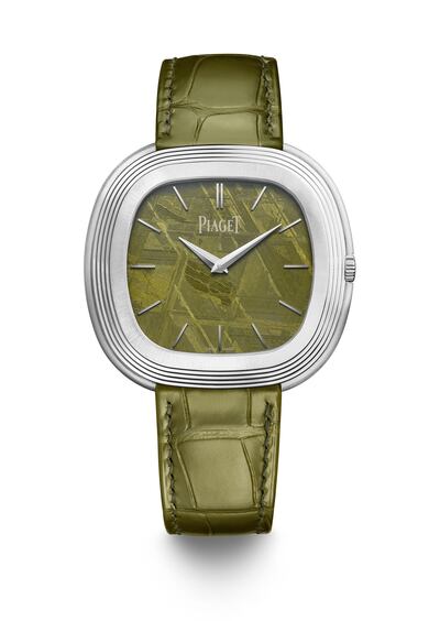 The Andy Warhol colour collection by Piaget. The artist owned seven Piaget watches, which has earned him posthumous naming rights. Photo: Piaget