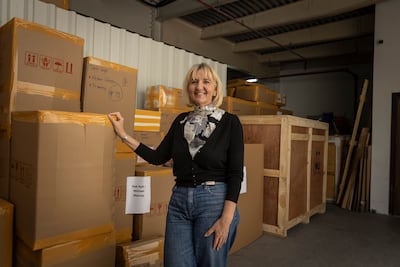 Clare McIntyre, owner of MacPack Removals, said shipping costs and journey times are rising. Antonie Robertson / The National