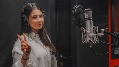 Palestinian singer Noel Kharman is working on two EPs of original songs. Photo: GXR Records