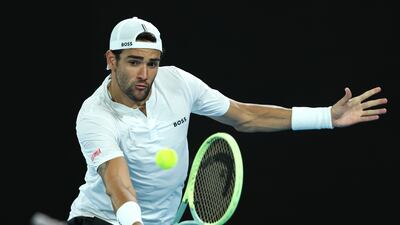 Matteo Berrettini lost to Andy Murray in five sets. Getty