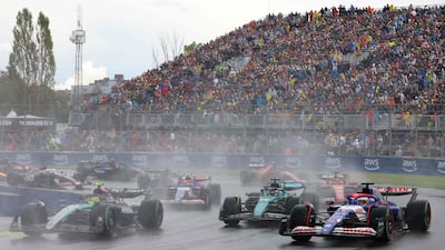 It was a fast and furious start to the Canadian Grand Prix. AFP
