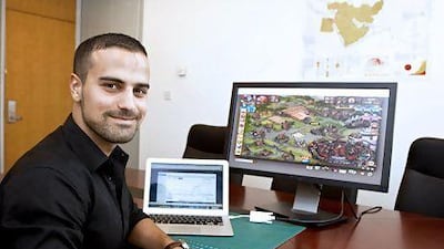 Amir-Esmaeil Bozorgzadeh is the managing partner of Conovi, a Dubai-based incubator of Farsi-language start-ups. Antonie Robertson / The National