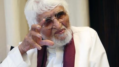 Renowned Indian painter who spent four years in exile in the UAE has died in London of a heart attack, a relative confirms.