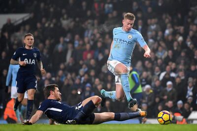 Kevin de Bruyne has been at the heart of Manchester City's success this season. Laurence Griffiths / Getty Images
