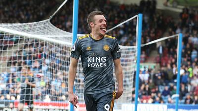 Striker: Jamie Vardy (Leicester City) – Kept up his terrific form under Brendan Rodgers with a brace at Huddersfield to go past Gary Lineker for Leicester goals. AP Photo