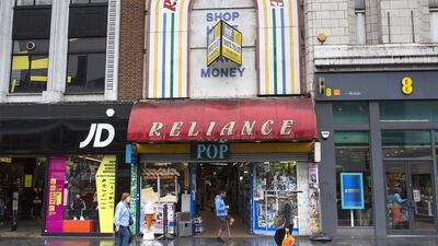 A store on Brixton High Street. Shopkeepers and tenants are facing eviction following Network Rail's plan to convert Brixton Arches. Dan Kitwood / Getty