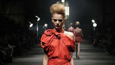 Lanvin's spring/summer 2010 collection illustrates a shift from last season. Spring is still about being dressy, just not overdressed.