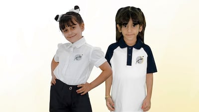The new kindergarten girls' uniform, after the changes. Photo: Emirates Schools Establishment