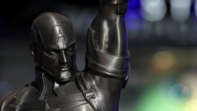 Captain America statue - a replica of one in Brooklyn. Chris Whiteoak / The National