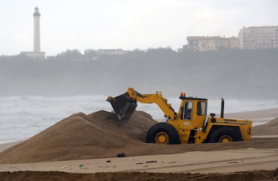 The Gulf may appear to have an abundance of sand but much of it is not usable for construction. AFP