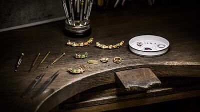 The individual pieces are realised. Courtesy Dior Joaillerie