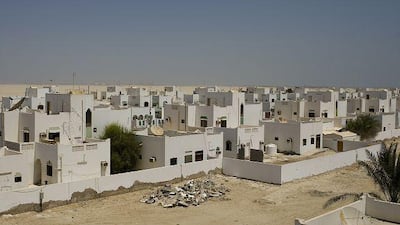 Villas in the city of Mirfa are being renovated as part of the Dh98 billion plan.