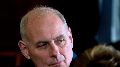 A retired four-star General, John Kelly prided himself on building a structured and ordered White House (AP)