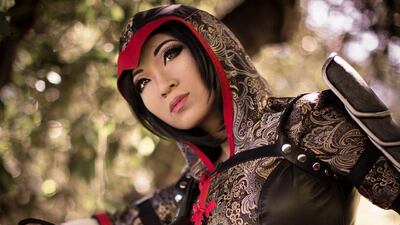 Yaya Han dressed as Assassin Shao Jun Kamui. Courtesy Flash Entertainment
