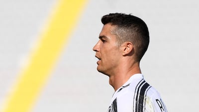 Juventus star Cristiano Ronaldo looks downcast against Fiorentina. Reuters