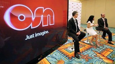 David Butorac, left, said 'we will expand the OSN experience across multiple platforms.' Pawan Singh / The National