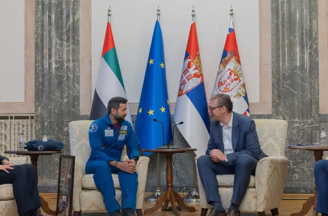 UAE minister and astronaut Sultan Al Neyadi holds talks with Serbian President in Belgrade