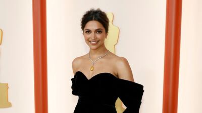 Deepika Padukone wears Louis Vuitton. AFP