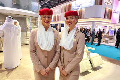 Emirates is among the biggest exhibitors at this year's Arabian Travel Market. Victor Besa / The National