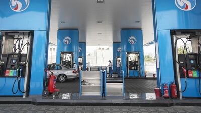 Moody’s has estimated that the UAE’s removal of fuel subsidies has added 0.7 per cent to the Emirate’s overall GDP. Mona Al Marzooqi / The National