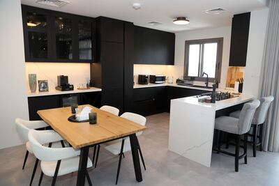 Views of the renovated kitchen and dining area. Pawan Singh / The National