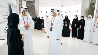 The visit by Sheikh Khaled on Saturday coincided with World Children's Day.