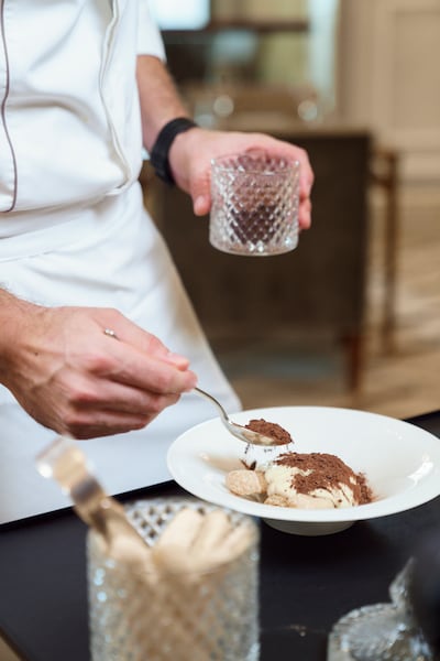 Tiramisu at Talea by Antonio Guida. Photo: Emirates Palace