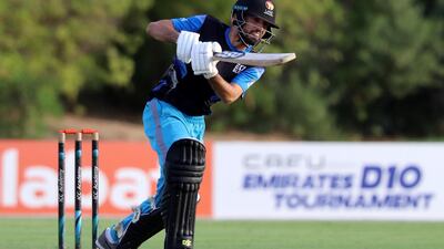 Rohan Mustafa. Termed a gun player by his captain Moeen Ali after he opened the bowling with his off-breaks for Team Abu Dhabi in the T10 last year. His closest shot at another big league came when he was discussed as a possible late replacement player after Quetta’s overseas contingent pulled out of the PSL final in 2017, but it did not come to pass. Chris Whiteoak / The National