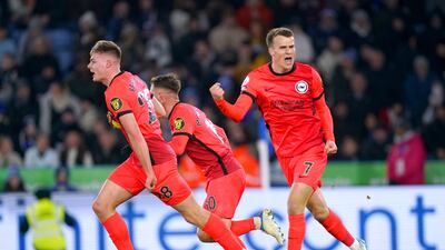 Leicester 2 (Albrighton 38', Barnes 63') Brighton 2 (Mitoma 27', Ferguson 88'): Teenager Evan Ferguson earned Brighton a late point in a rollercoaster game at the King Power Stadium and moved the Seagulls up to sixth in the table. "I think we deserved to win," Brighton manager Roberto De Zerbi said. "We played well. I saw the stats and it's incredible for us." PA